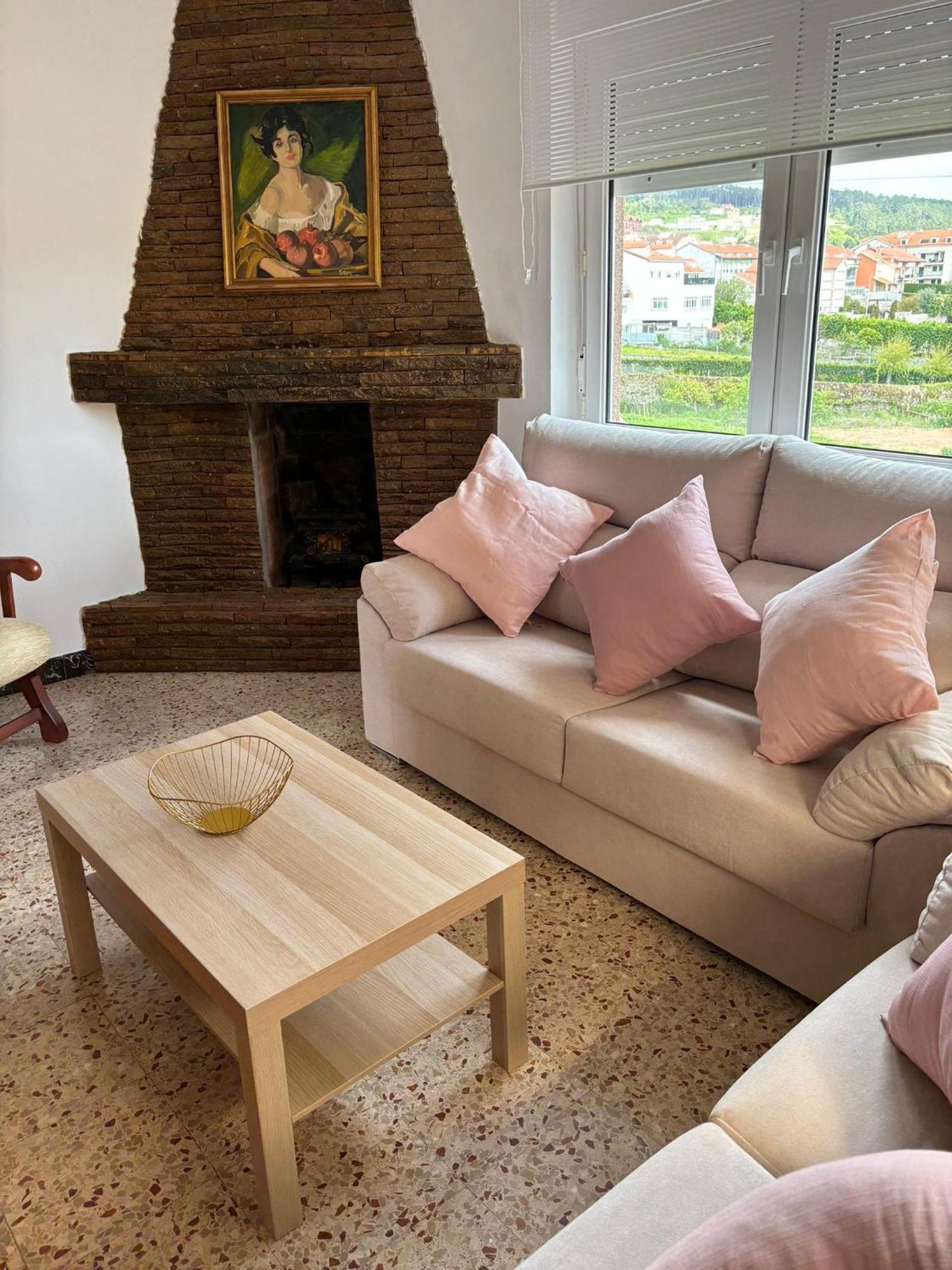 Casa De La Nina,Chalet Familiar Con Gran Terraza Finisterre Exteriör bild